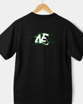 Short Sleeve Black 'NE' T-Shirt